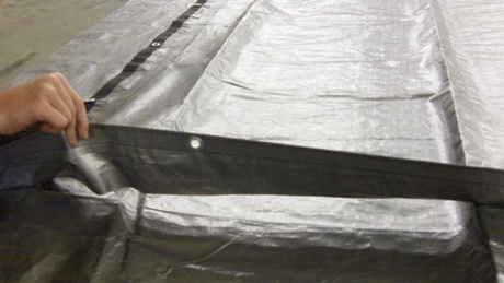 12 ft. x 20 ft. Over The Edge Silver Tarp