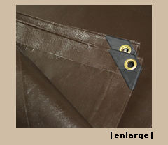 Super Heavy Duty Brown Tarp