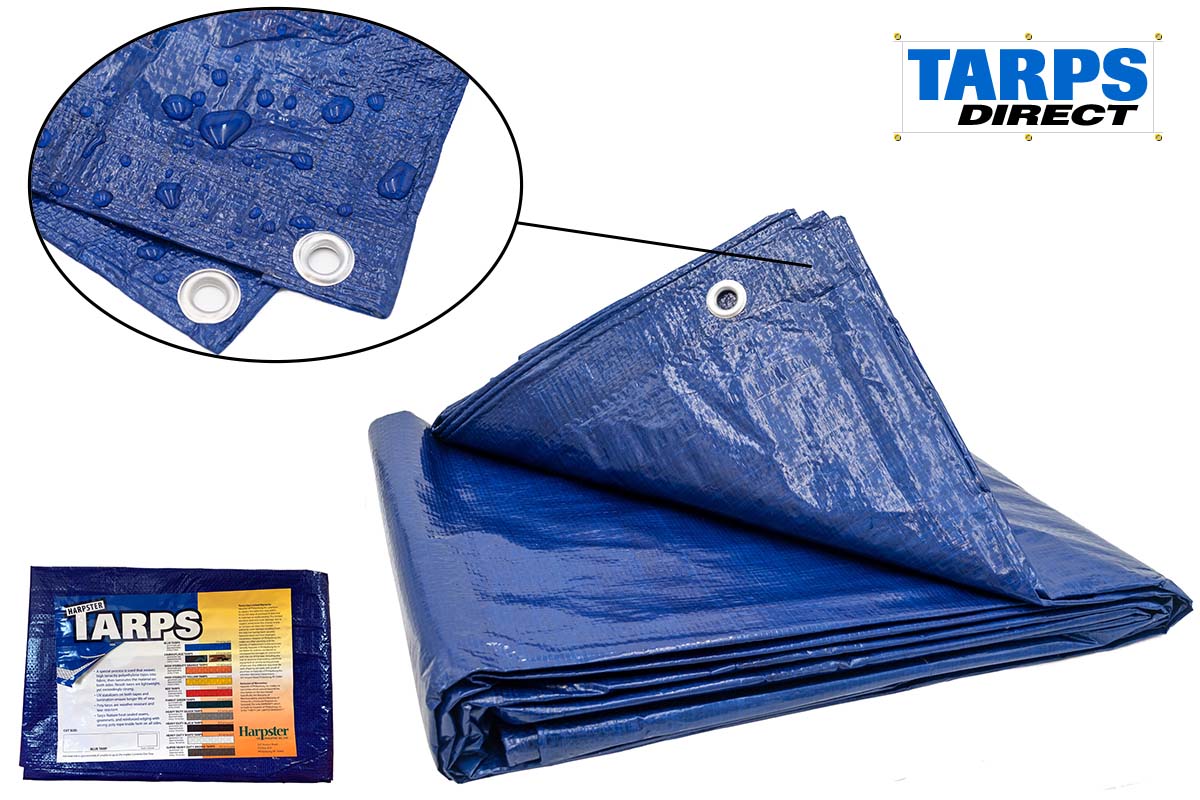 Blue Poly Tarp from Tarps Online